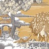 Edo Toile Mustard Yellow Trees Abstract Paste the Wall Wallpaper - 4 of 4