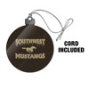 Southwest Minnesota State University Mustangs Logo Acrylic Christmas Tree Holiday Ornament - 3 of 4