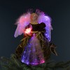 Northlight Color Changing Fiber Optic Christmas Angel Tree Topper - 12" - Brown - 2 of 4