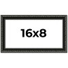 PosterPalooza | Panoramic Antique Black Picture Frame - UV Acrylic, Foam Board Backing, Hanging Hardware - 2 of 4
