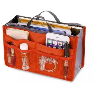 Kitcheniva Women's Travel Handbag Multi Pocket Organizer Pink - 1 of 4
