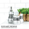 Creative Scents Brushed Nickel 6 Piece Bathroom Accessories Set - 4 of 4