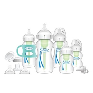 Dr. Brown's Anti-Colic Options+ Wide-Neck Baby Bottle Essentials & Sippy Spout Gift Set - 0-6m - 1 of 4