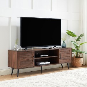 Mid-Century Storage TV Stand for TVs up to 70" with 2 Door - 1 of 4