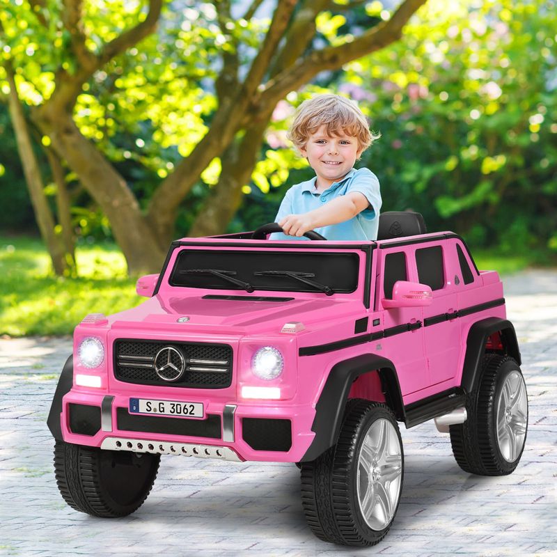 Costway Mercedes Benz 12V Electric Kids Ride On Car  RC Remote Control W/Trunk, 1 of 10