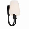 Crystorama Lighting Payton 2 - Light Sconce in  Black Forged - 2 of 4