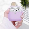 BONGEEK Silicone Apple Airpods 4th Generation - VOTILE 2029 Bling Cover with Keychain, Earbuds Charging Accessory for Women Girls -Lavender - 3 of 4