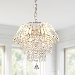 Bella Depot 16" Modern Crystal Chandelier Dining Pendant Light - 1 of 4