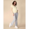 Women's Roll Over Waistband Flare Legging | Motherhood Maternity - 4 of 4