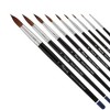 Creative Mark Rhapsody Kolinsky Sable Brushes for Professional Watercolorists - Round  Excellent Spring, Full Belly, Split-Proof Points, Chrome - 3 of 4