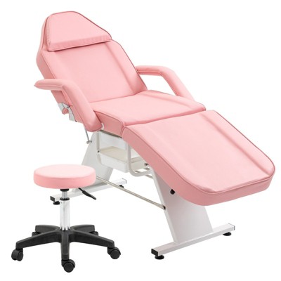 GlasFlength Seating Sets, Massage Tattoo Chair Set, Pink, 72.8"*24.4"*27.6"