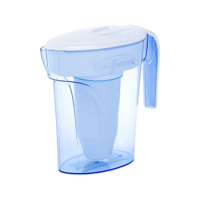 Zerowater 7 Cup Pitcher With Ready-pour + Free Water Quality Meter : Target