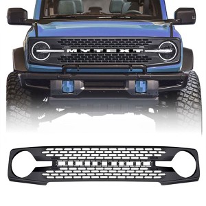 AMERICAN MODIFIED Grille Compatible with 2021-2023 Ford Bronco Grille Models - 1 of 4