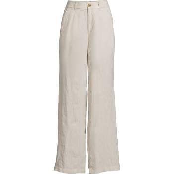 zanvin Linen Pants for Women,Clearance Fashion Women Plus Size Drawstring  Casual Solid Elastic Waist Pocket Loose Pants work pants women Black