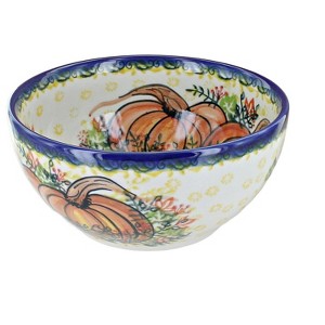 Blue Rose Polish Pottery Vena Cereal Bowl - 1 of 1