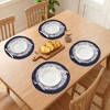 REGALWOVEN Rustic Placemats Set of 6  Placemats for Dining Table Decor Indoor Outdoor Washable Kitchen Table Mat with Lace Trim - 3 of 4