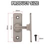 Unique Bargains Zinc Alloy Durable Corrosion-Resistant Scratch-Resistant Gate Latch - 2 of 3