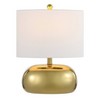 JONATHAN Y Calix 20" Mid-Century Glam Ceramic/Iron (Includes LED Light Bulb) Table Lamp Gold - 2 of 4