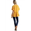 Women's Mandarin Tiered Ruffle Top - umgee - 3 of 4