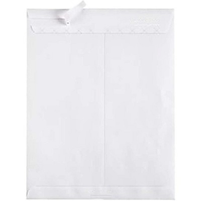 Cardboard Envelopes - WHITE Paperboard Mailers (11-x-13.5) - 100 PK