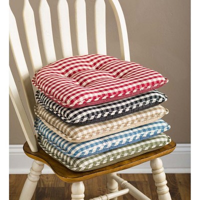 Non-slip Gingham Chair Pad : Target