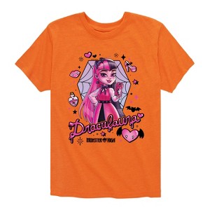 Boys' - Monster High - Draculara Short Sleeve Graphic T-Shirt - 1 of 4