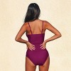 Women's Purple Tankini Sets with Intricate Crochet Trim Details - Cupshe - 4 of 4