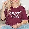 Simply Sage Market Women's My Dog Is My Valentine Short Sleeve Graphic Tee - 2 of 4