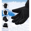 Alpine Swiss Mens Waterproof Gauntlet Snow Ski Gloves Winter Sport Snowboarding Windproof Warm 3M Thinsulate - 2 of 4