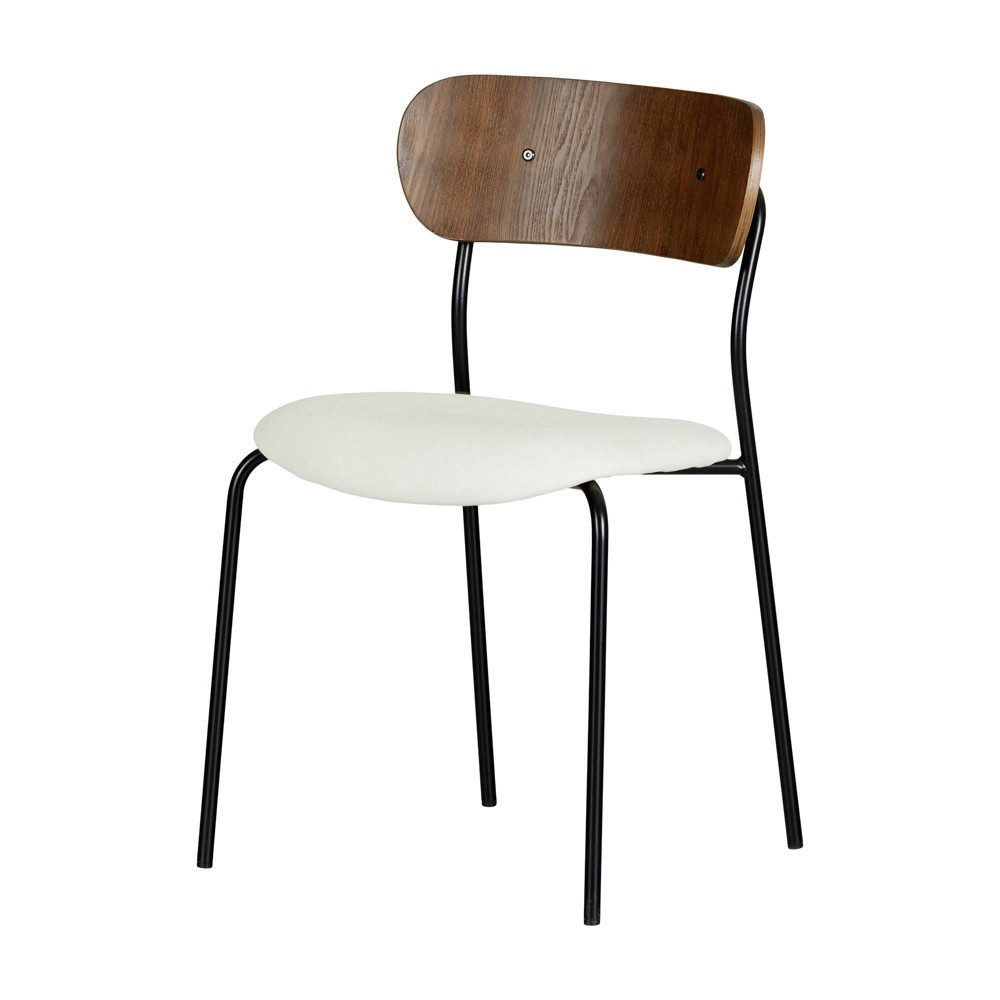 Photos - Chair South Shore Hype  with Metal Legs Cream/Brown