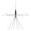Tram® 300-Watt/200 Watt Broad-Band Scanner 25 MHz to 1,300 MHz Super Discone Stainless Steel Base Antenna with Added CB Transmit Bands in Silver - 3 of 4