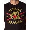 Seven Times Six Game of Thrones Mens' House Of The Dragon Sword And Dragon Eye T-Shirt Black - image 4 of 4