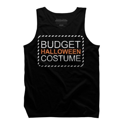 Men's Design By Humans Budget Halloween By rock3tman Tank Top