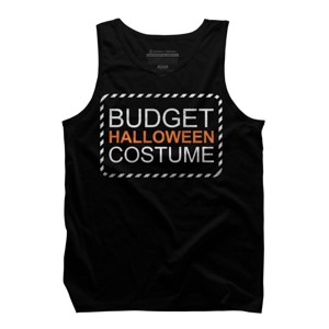 Men's Design By Humans Budget Halloween By rock3tman Tank Top - 1 of 4