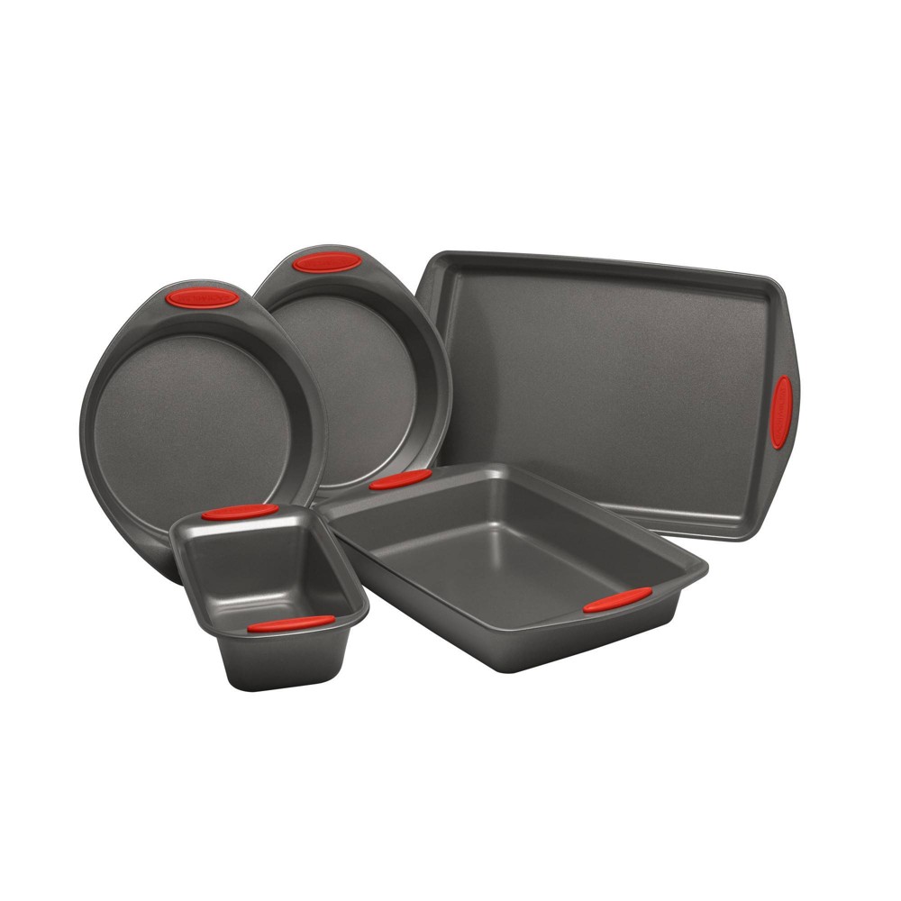 Photos - Bakeware Rachael Ray Yum-O Nonstick 5pc  Set Red