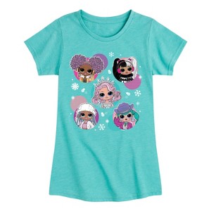 Girls' - LOL Surprise! - Winter Dolls Fitted Short Sleeve Graphic T-Shirt - 1 of 4