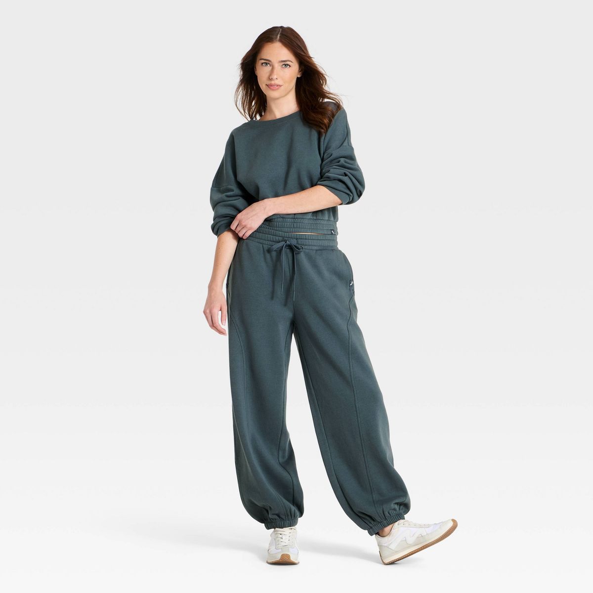 Women's Active Wrap Back Crewneck Pullover - JoyLab™ - thumbnail 3