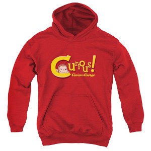 Boys’ Curious George Curious Hooded Sweatshirt - 1 of 4