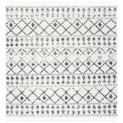 Berber Fringe Shag BFG519 Power Loomed Rug - Safavieh