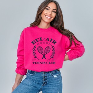 Simply Sage Market Women's Graphic Sweatshirt Bel Air Tennis Club - 1 of 4