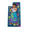 Encanto Standard Beach Towel Teal Blue/Green: 100% Cotton, Lightweight, Terry, Machine Washable, Pool Towel for Kids - 3 of 4
