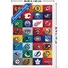 Trends International NHL League - Logos 25 Framed Wall Poster Prints - 3 of 4