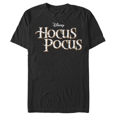 Men's Disney Hocus Pocus Classic Logo T-shirt - Black - Large : Target