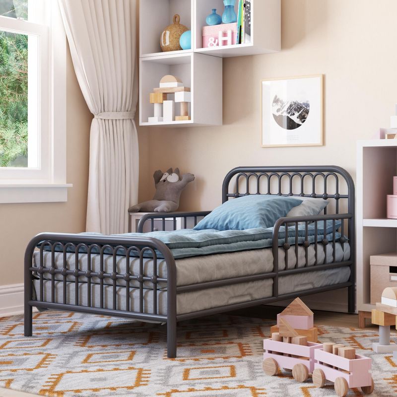 Little Seeds Monarch Hill Ivy Metal Toddler Bed, 2 of 10