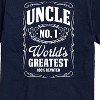 Men's - Instant Message - Uncle Worlds Greatest Short Sleeve Graphic T-Shirt - 2 of 4