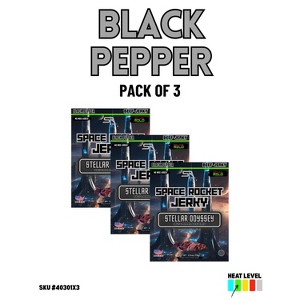 Space Rocket Jerky Black Pepper Beef Jerky 2.5oz 3-Pack - 1 of 3
