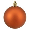 Northlight Shatterproof Matte Christmas Ball Ornaments 2.5" (60mm) - Burnt Orange - 60ct - 3 of 4