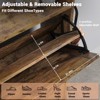 Modern Shoe Storage Cabinet with 2 Flip Drawers, Storage Bench & Open Shelf, Narrow Shoe Organizer for Entryway, Apartments - 2 of 4
