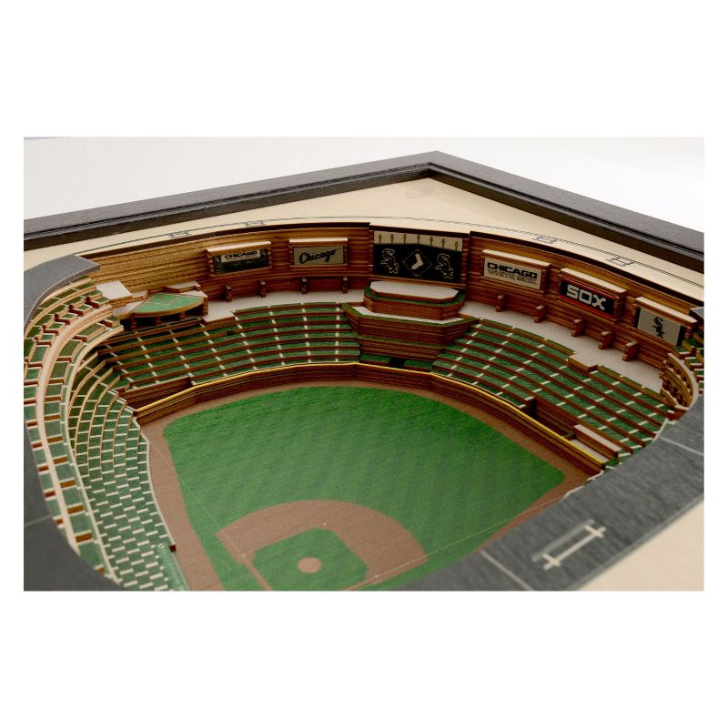 MLB Chicago White Sox 25 Layer StadiumViews 3D Wall Art, 4 of 6