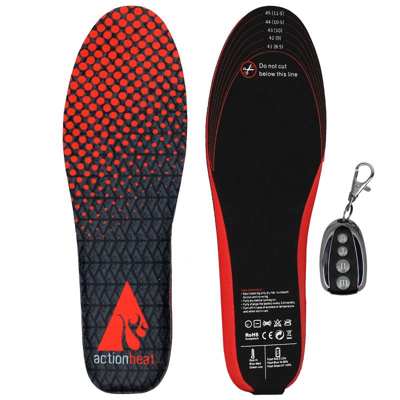 ActionHeat Rechargeable Heated Insoles - Black L/XL, 3 of 11